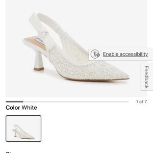 Steve Madden White Wedding Shoes